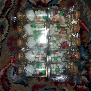 گیفت استوانه ای گل رز  سفید بسته ده تایی