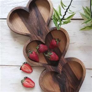 اردو خوری و رولت خوری  اردوخوری چوبی طرح قلب 