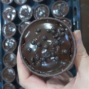 کاپ کیک شکلاتی با مغز شکلات