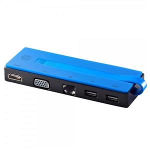 مبدل  USB-C به HDMI / VGA / LAN / USB 2.0 / USB 3.0 اچ پی مدل Travel Dock 