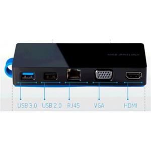 مبدل USB-C به HDMI VGA LAN 2.0 3.0 اچ پی مدل Travel Dock 