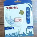 فلش  32گیگابایتUSB 2  گارانتی مادام العمر گلکس بیت وینتیج Galexbit vintage