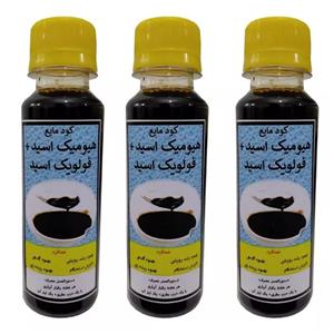 کود هیومیک و فولویک اسید،  بسته سه عددی