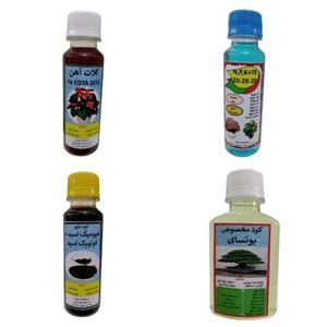 مجموعه کودی بونسای وNPK و هیومیک و کود آهن مدل Danesh PK حجم 120 بسته 4تایی