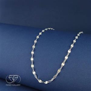 زنجیر نقره عیار 925 طرح پولکی کد 339 