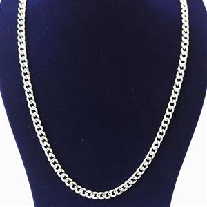 زنجیر نقره عیار 925 طرح کارتیر دوبل کد 321 