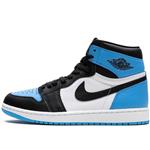 کتونی نایک ایرجردن1 ساقدار آبی یونیورسیتی Nike Air Jordan 1 Retro High OG UNC Toe