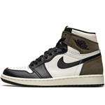 کتونی نایک ایر جردن1 ساق دار دارک موکا Nike Air Jordan 1 Retro High OG Dark Mocha