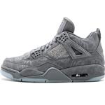 کتونی نایک جردن4 کاز طوسی روشن Nike Air Jordan 4 Kaws Retro sneakers