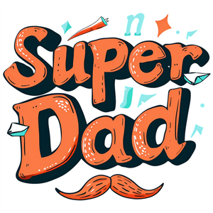 برچسب حرارتی پارچه و لباس طرح روز پدر 6