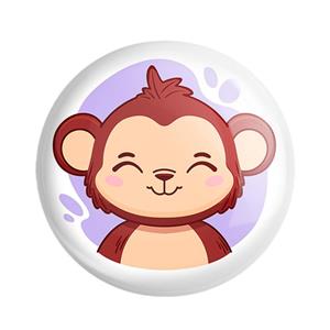 پیکسل خندالو مدل میمون حیوانات بامزه کد 37136