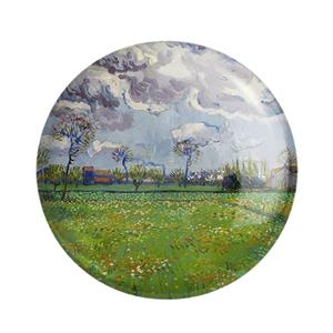 پیکسل خندالو مدل منظره کوه پشت بیمارستان ونسان ونگوگ (Van Gogh) کد 36795