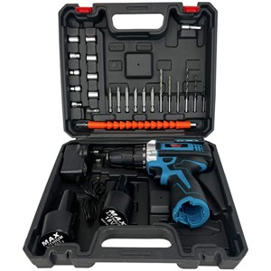 مجموعه 30 عددی دریل پیچ گوشتی شارژی باس مدل BOSS-18V