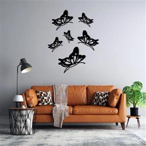 دیوارکوب ماهوت طرح پروانه ها کد 02 مجموعه 6 عددی