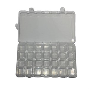 پالت رنگ مدل درب دار کد de-827 28 خانه