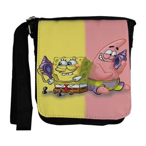 کیف دوشی بچگانه طرح باب اسفنجی و پاتریک کد nk100