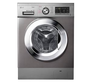 لباسشویی الجی  FH4G6VDYG6 LG 9KG Silver Washing Machine FH4G6VDYG6