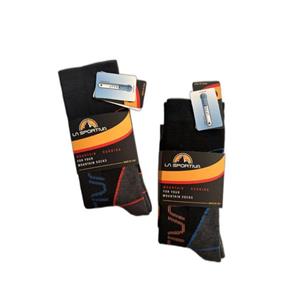 جوراب کوهنوردی مردانه لااسپرتیوا مدل col-03 مجموعه دو عددی