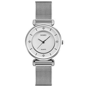 ساعت مچی زنانه بند استیل اسکمی مدل SKMEI 1330 مشکی