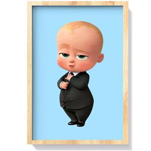 تابلو بچه گانه مدل بچه رئیس