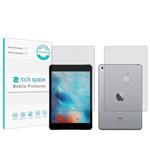 گلس صفحه نمایش و پشت تبلت اپل iPad mini 4 مدل نانو هیدروژل شفاف برند راک اسپیس کد LL