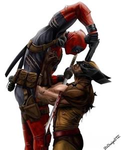 اکشن فیگور مجسمه دد پول و ولورین Deadpool & Wolverine ( Deadpool 3 ) طرح 3