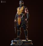 اکشن فیگور مجسمه اسکورپیون Scorpion مورتال کامبت Mortal Kombat