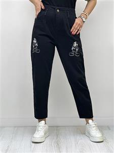 شلوار جین مام فیت زنانه Mickey 1486