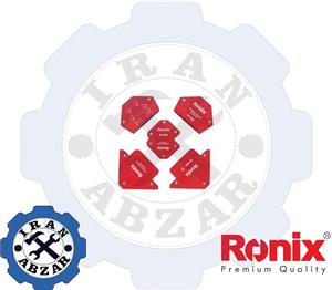 مجموعه 6 عددی گونیا مغناطیسی جوشکاری رونیکس مدل Ronix RH-9083