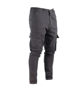 شلوار دمپا زیپ مردانه طوسی اسپرت 42794