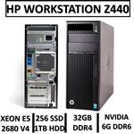 کامپیوتر استوک ورک استیشن دلHP WORKSTATION Z440 Intel XEON E5-2680 V4 32GB 1TB+240GB SSD 6GB GTX1660