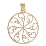 Pendar Gold AG14 Gold Necklace Pendant Plaque