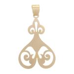 Pendar Gold AG32 Gold Necklace Pendant Plaque