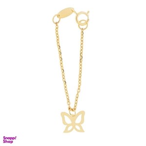 آویز ساعت طلا 18 عیار زنانه طرح پروانه کد SG499 -