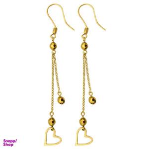 گوشواره طلا 18 عیار زنانه مانچو مدل efgs007 -