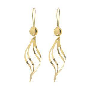گوشواره طلا 18 عیار زنانه گالری گیرا کد 112 -