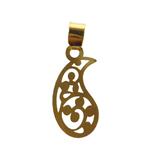 Novin Zar PL-109-PL Gold Necklace Pendant Plaque