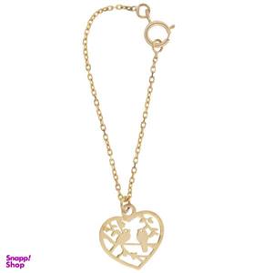 آویز ساعت طلا 18 عیار زنانه طرح قلب کد SG341
