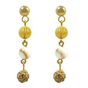 گوشواره طلا 18 عیار زنانه مانچو مدل efg008 Mancho EFG008 18 k Gold Earing For Woman