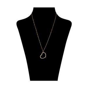 گردنبند طلا 18 عیار زنانه مایا ماهک مدل MM0941 طرح قلب Maya Maahak MM0941 Gold Necklace For Women