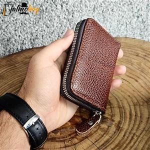 جاکارتی زیپدار چرم اصل کد ۳۰۵۶