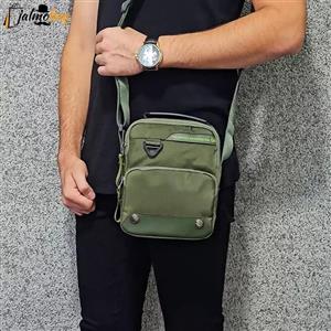 کیف دوشی دستی برزنتی مردانه کد 2056