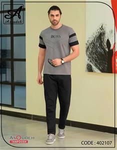 ست تی‌شرت و شلوار مردانه آسوده کد 707