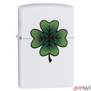 فندک زیپو کد 29723 طرح برگ شبدر Original Zippo Clover Design