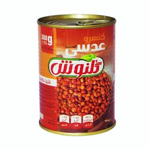 کنسرو خوراک عدسی گلنوش 380 گرم