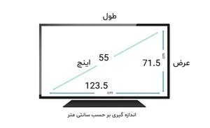 محافظ صفحه تلویزیون ۵۵ اینچ ایرانی ۲ میل