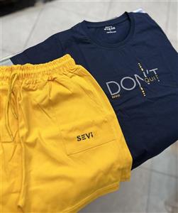 ست تیشرت و شلوارک زنانه سویکس کد 329