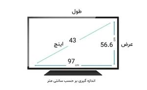 محافظ صفحه تلویزیون ۴۳ اینچ سامسونگ
