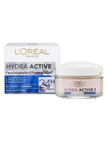 کرم آبرسان شب هیدرا اکتیو Hydra Active حجم 50 میلی لیتر