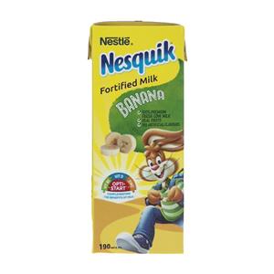 شیر موز فرا دما غنی شده نسکوئیک 190 میلی لیتر Nesquik Fortified Banana Milk 190Ml 